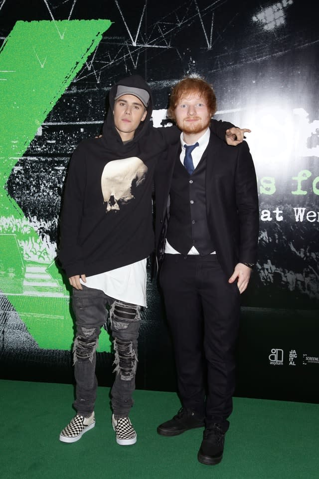 Ed Sheeran Jumpers for Goalposts Premiere – London