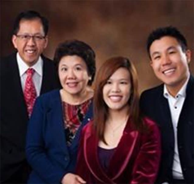Curtis Cheng pictured with his family. Photo: NSW Police