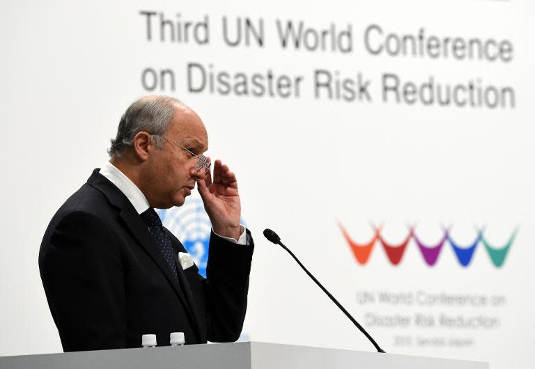 French Foreign Minister Laurent Fabius says the political mood is right for a climate