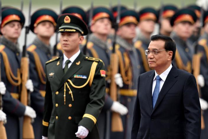 Chinese Prime Minister Li Keqiang's three-day Russia trip is part of a week-long visit to Europe (AFP Photo/Kirill Kudryavtsev)