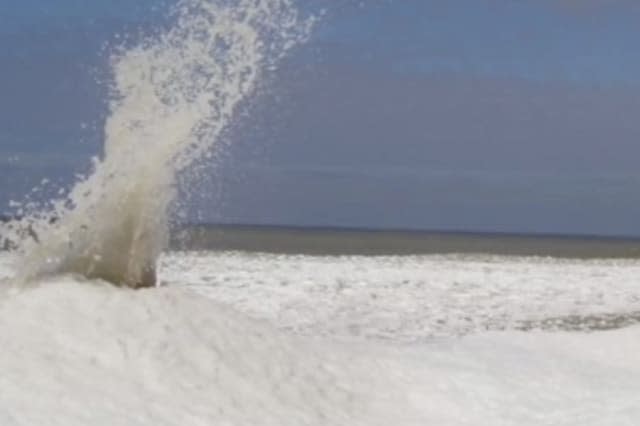 Bizarre 'Ice Volcanoes' Caught On Camera In Michigan