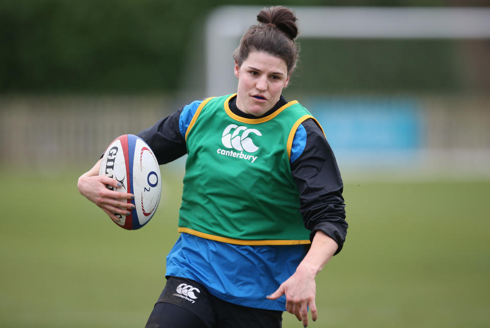 Ellie Underwood's recent performances in a Gloucester-Hartpury shirt earned her a call-up to the England squad during the Six Nations