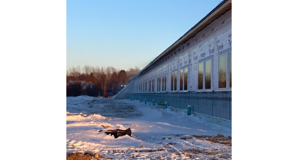 Mill Creek Academy in Waukesha is shown here under construction. It is expected to open in September.