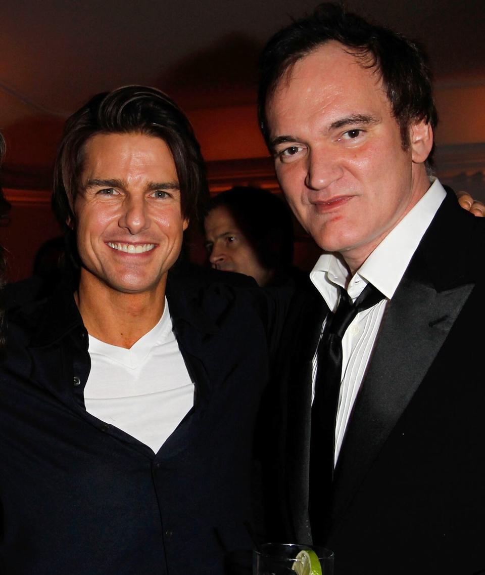 Tom Cruise and DIrector Quentin Tarantino attend W Magazine's Celebration of The Best Performances Issue and The Golden Globes