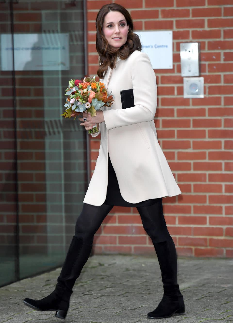 Kate Middleton appeared at Hornsey Road Children's Center to meet with kids and parents yesterday. Photo: Getty Images