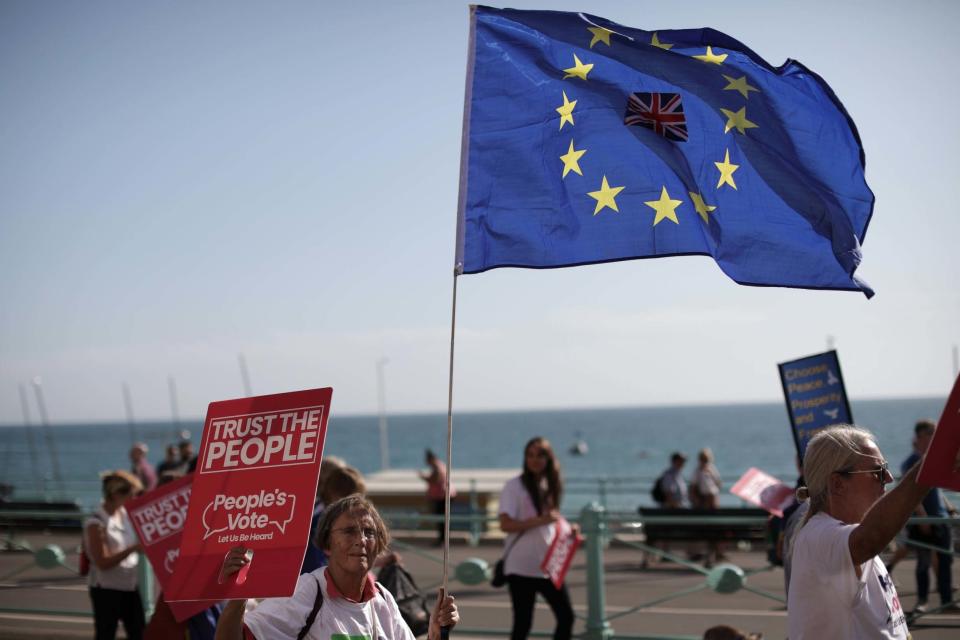 The People's march takes place ahead of the 2019 Labour Party Conference. (Getty Images)