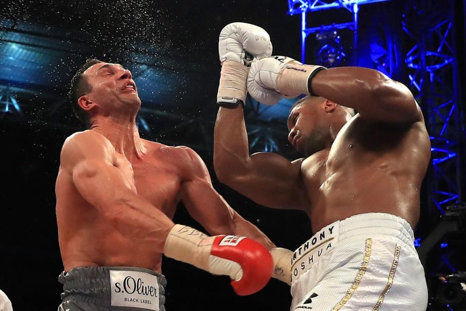 Anthony Joshua knocked out Wladimir Klitschko in 2017 (Getty Images)