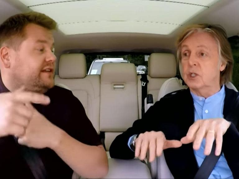 Paul McCartney returns to Liverpool for Beatles-filled Carpool Karaoke with James Corden