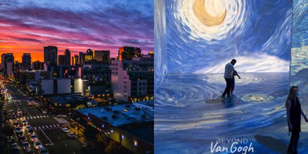 Llegar&#xe1; a San Diego experiencia inmersiva de Van Gogh 
