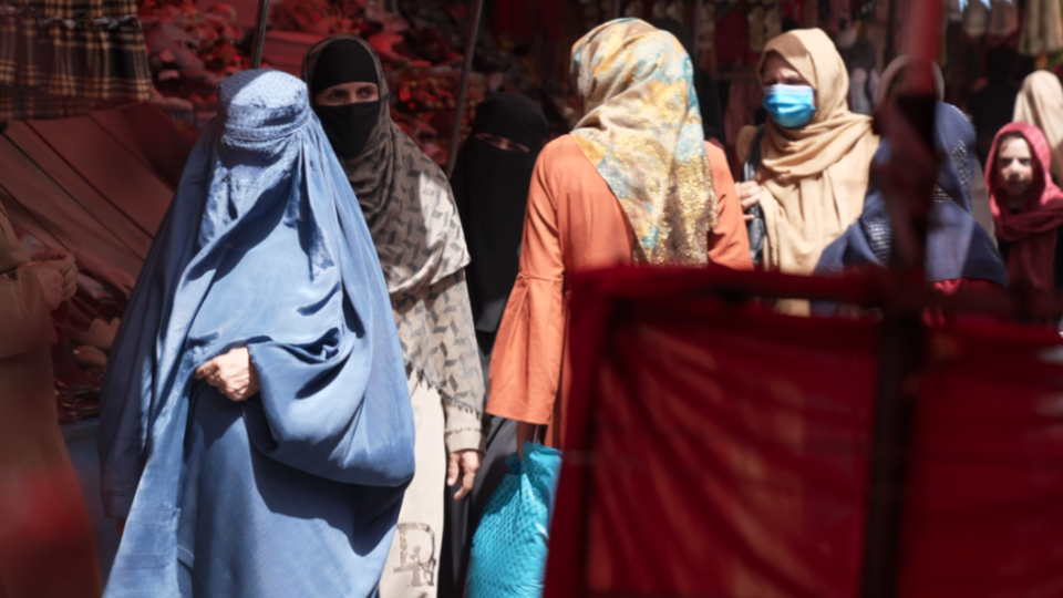 mujeres en Kabul