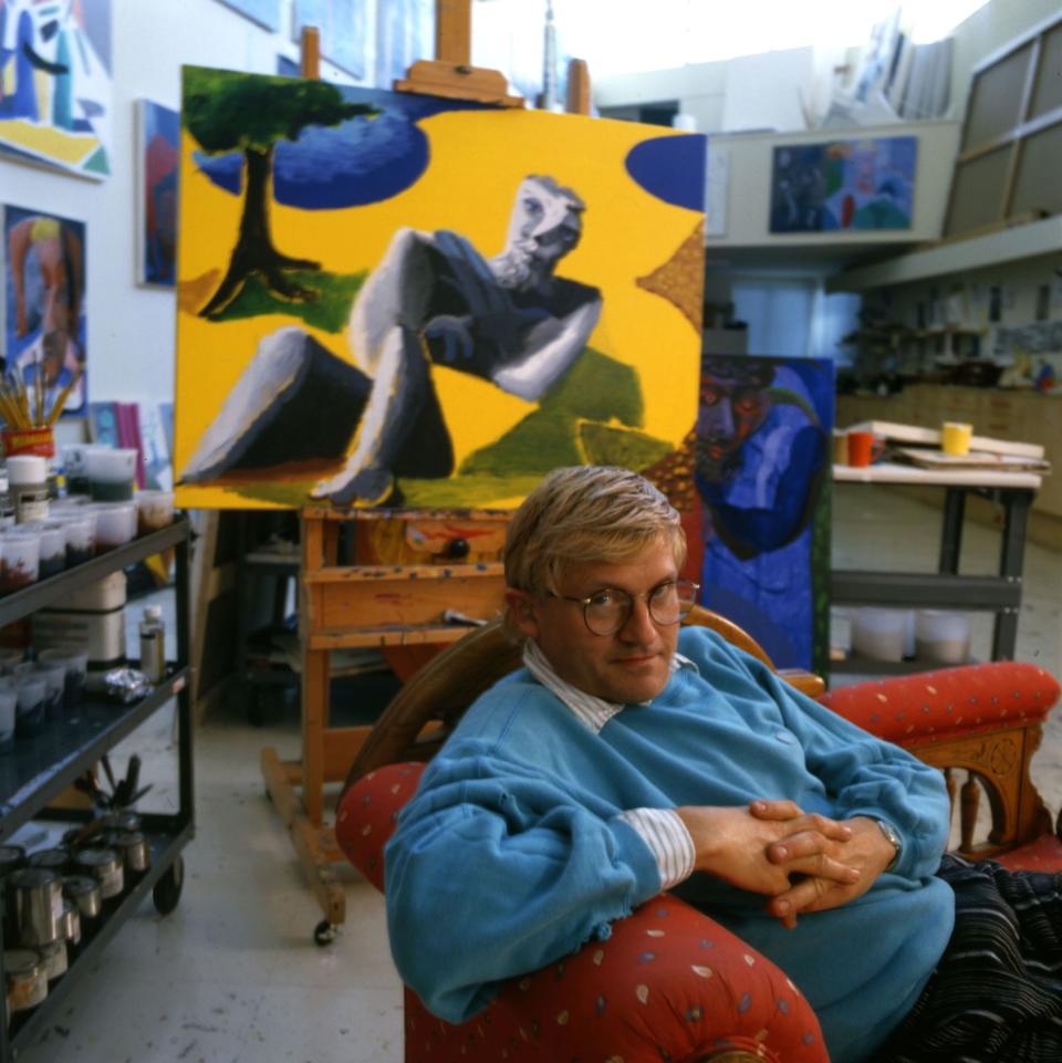 portrait of david hockney