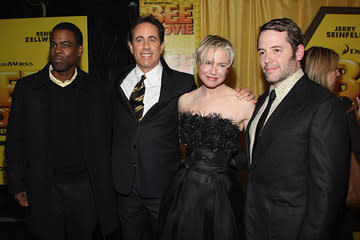 Chris Rock , Jerry Seinfeld , Renee Zellweger and Matthew Broderick at the New York City premiere of DreamWorks Pictures' Bee Movie