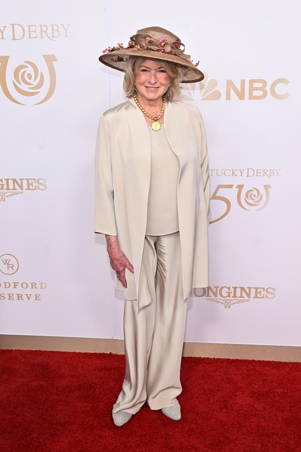 LOUISVILLE, KENTUCKY - MAY 04: Martha Stewart attends the Kentucky Derby 150 at Churchill Downs on May 04, 2024 in Louisville, Kentucky. (Photo by Daniel Boczarski/Getty Images for Churchill Downs)