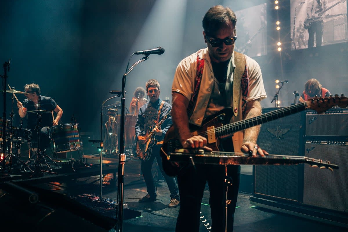 The Black Keys joined by Noel Gallagher at Brixton Academy (Larry Niehues)