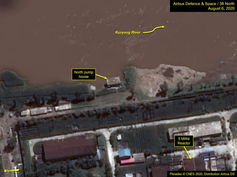 A view of the Yongbyon Nuclear Scientific Research Center on the bank of the Kuryong River in Yongbyon