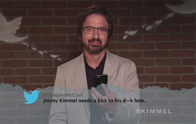 Ray Romano kicked off the segment. Source: Jimmy Kimmel Live!