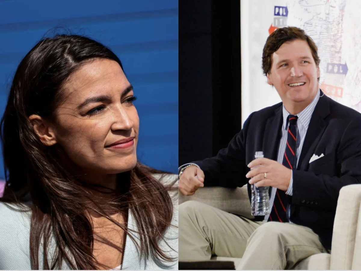 Tucker Carlson said there's 'no place on Earth' that AOC 'would be recognized' a..
