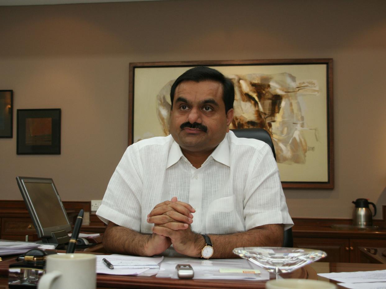 Founder and chairman Of Adani Group, Gautam Adani.