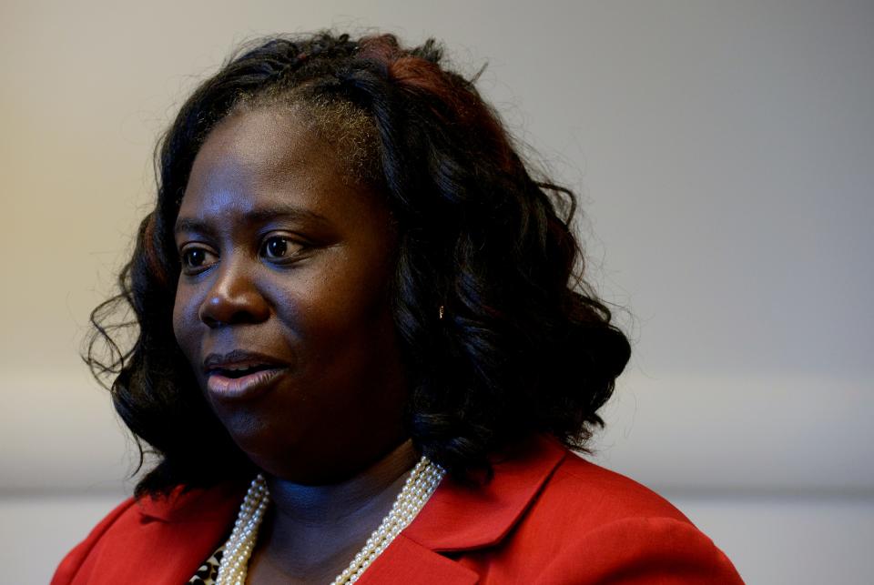 Juvenile Court Judge Sheila Calloway has a team working the phones to try and find attorneys to take cases. The judge is seen here in a 2019 file photo.