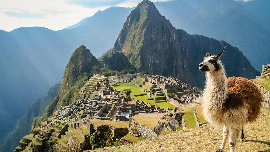 A must-visit for those travelling to Peru, you can access this Inca city via the legendary Inca trail or train from Cusco.