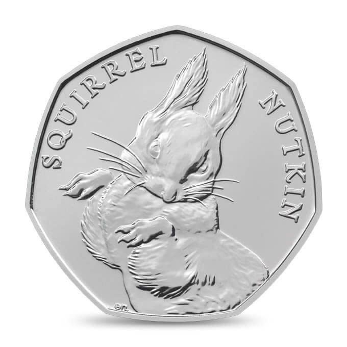 Squirrel Nutkin 50p - Credit: Royal Mint