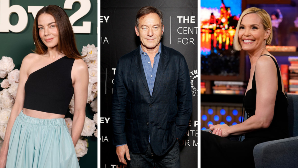 Michelle Monaghan, Jason Isaacs, and Leslie Bibb the white lotus season 3