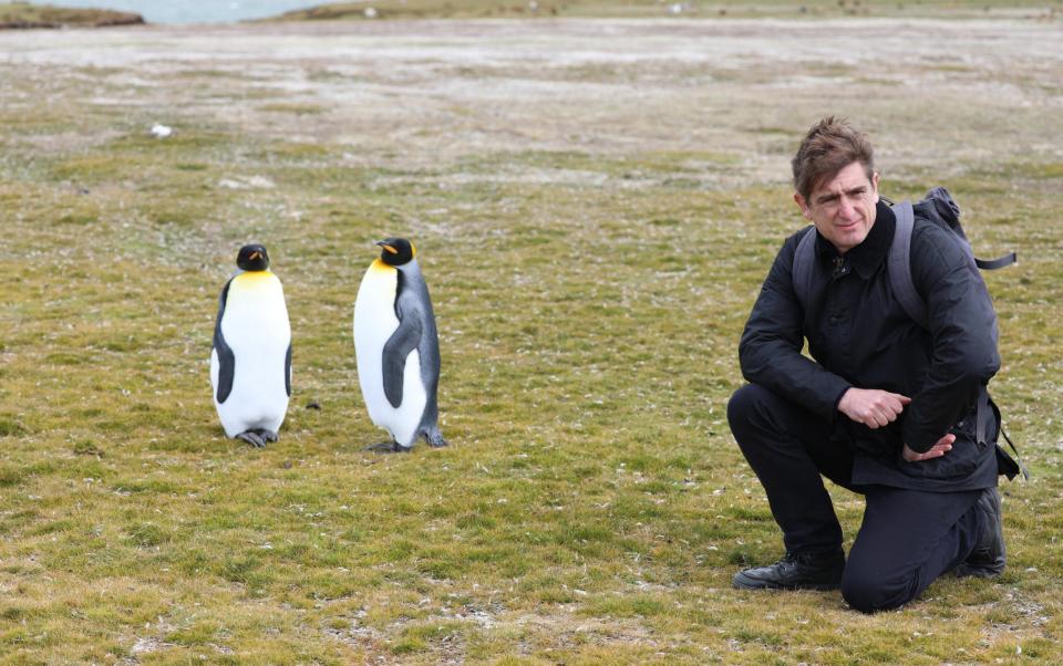 Marcel Theroux, falklands