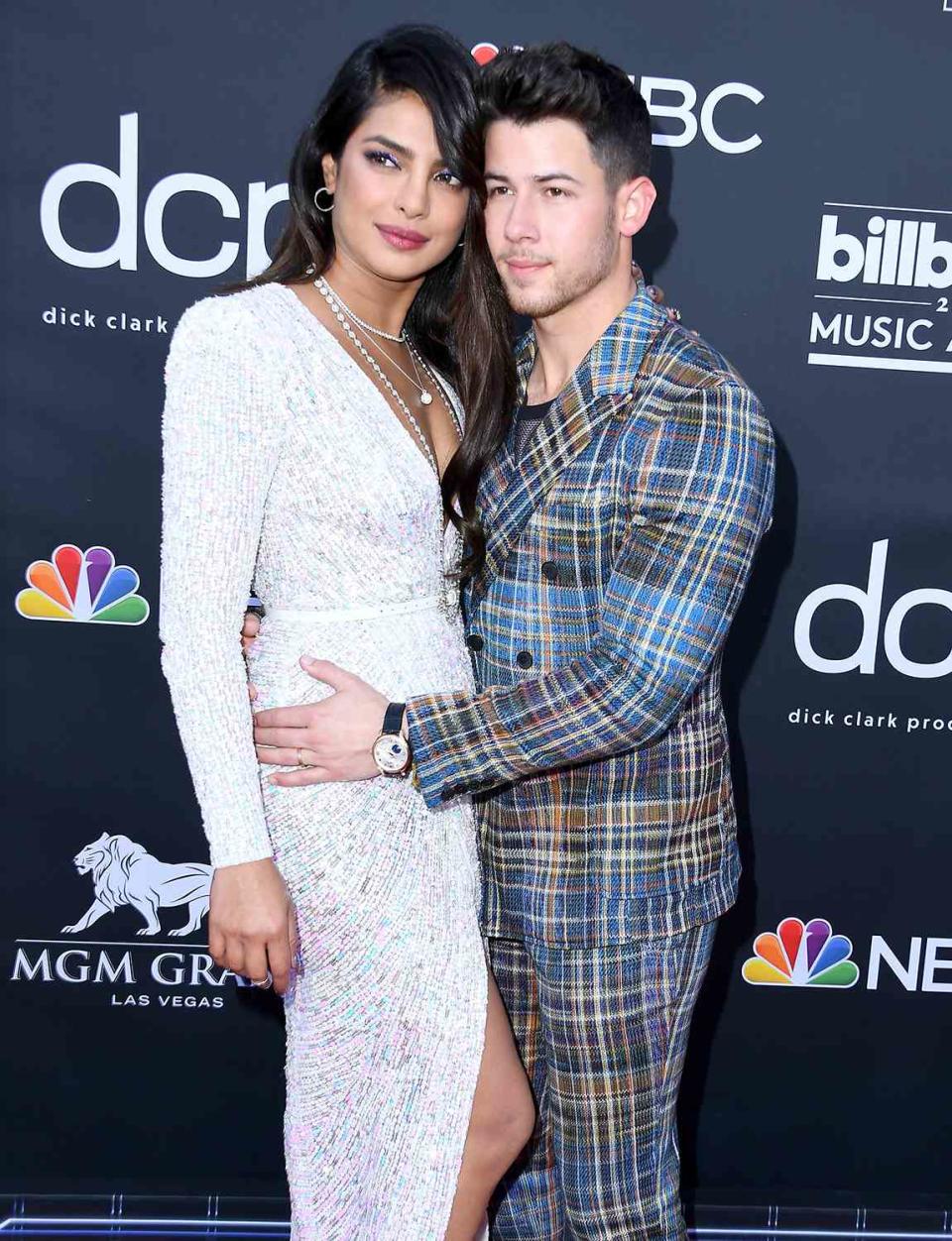 Nick Jonas and Priyanka Chopra at the Billboard Music Awards