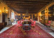 <p>“King in the North … of Italy.” Sit down for dinner in a room that looks like something out of “Game of Thrones.” (Concierge Auctions) </p>