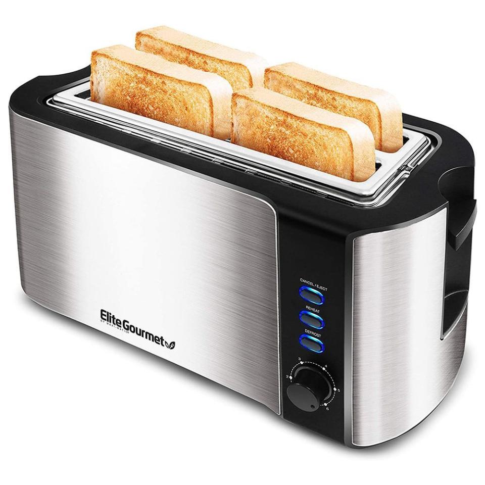 Elite Gourmet Maxi-Matic 4-Slice Long Toaster