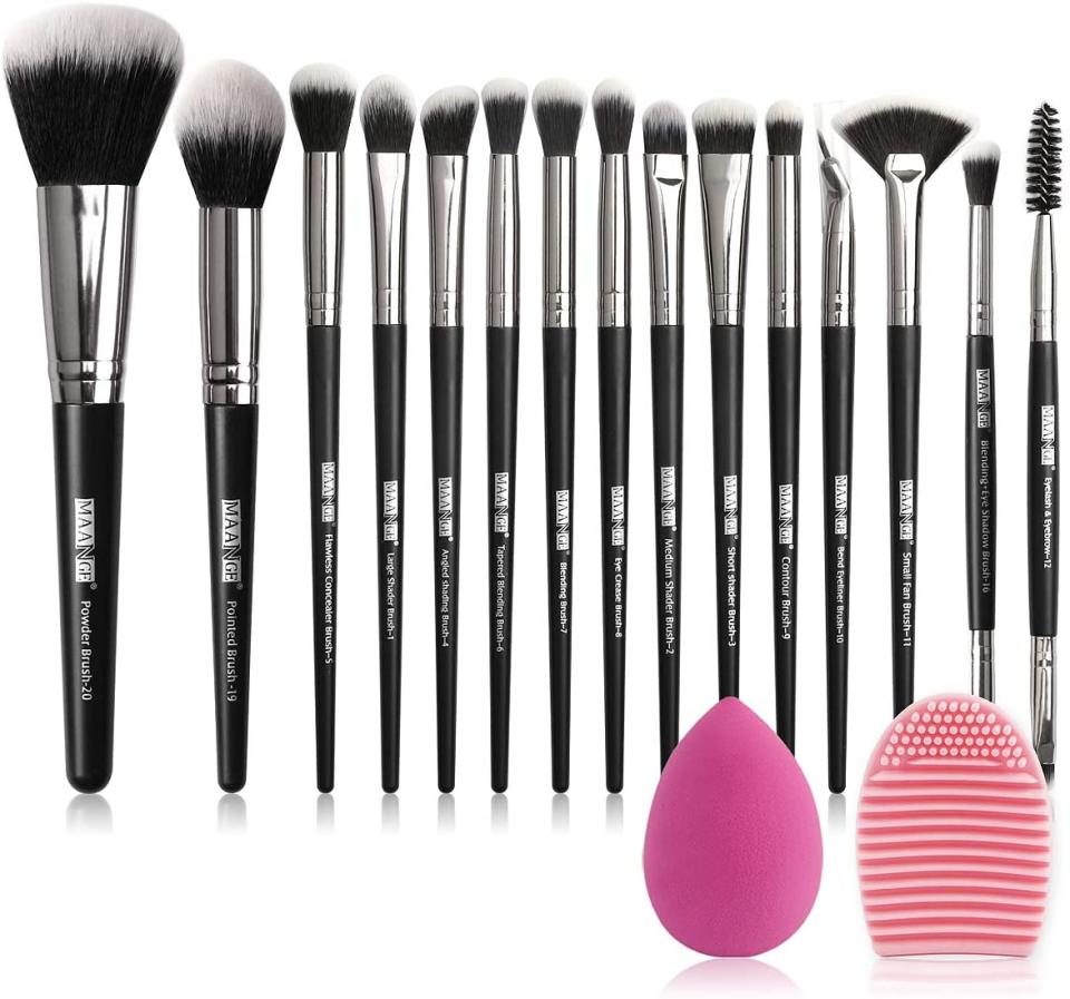 MAANGE Brochas de Maquillaje Professional 15 Piezas Premium