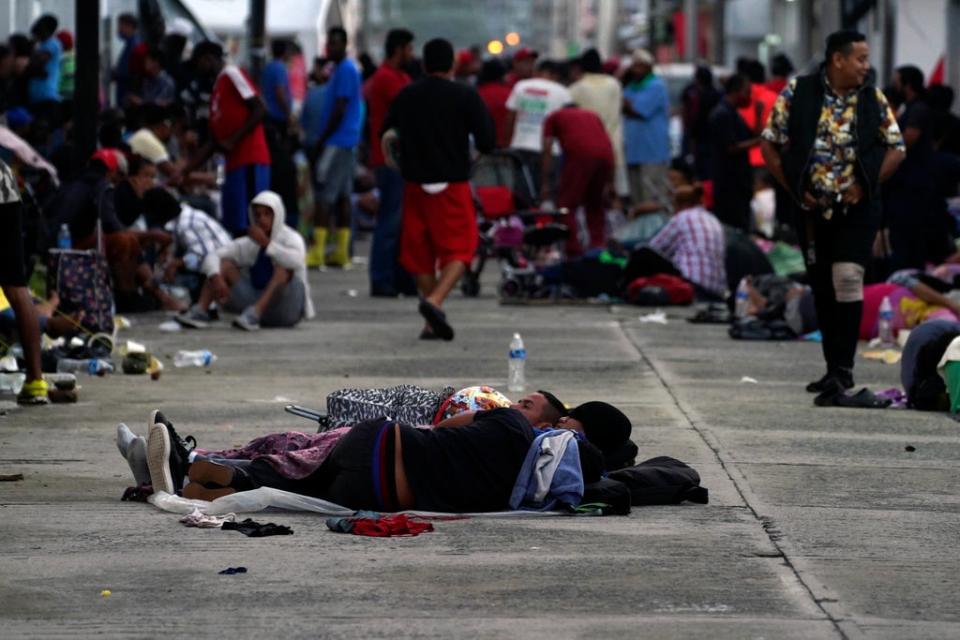 MEXICO-CARAVANA MIGRANTE (AP)