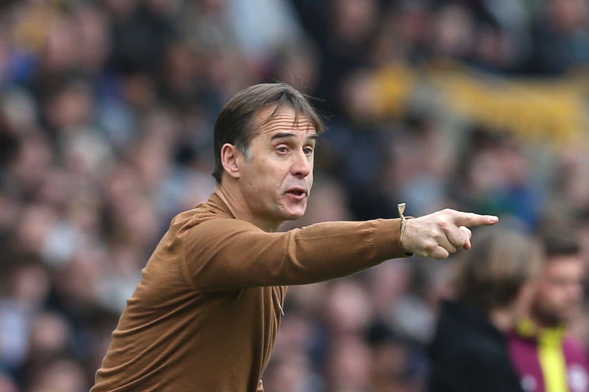 Julen Lopetegui’s Wolves are upwardly mobile (Barrington Coombs/PA) (PA Wire)