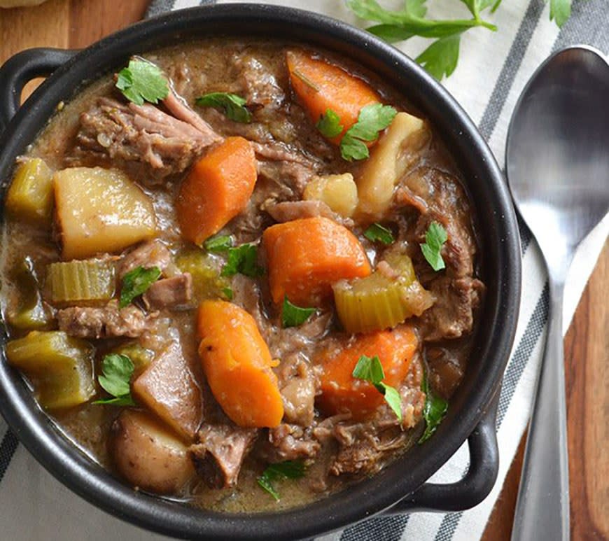 Rosemary Garlic Beef Stew from Budget Bytes