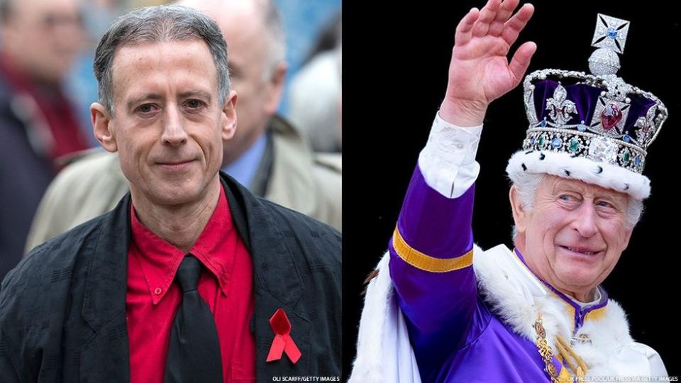 Peter Tatchell and King Charles III