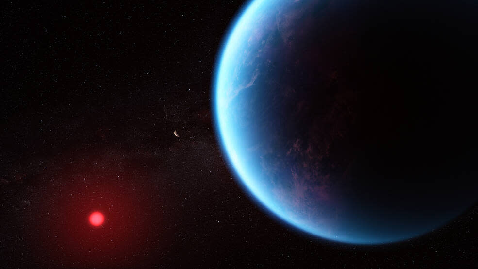 K2-18 b est une exoplanète qui orbite autour de l’étoile naine froide K2-18.