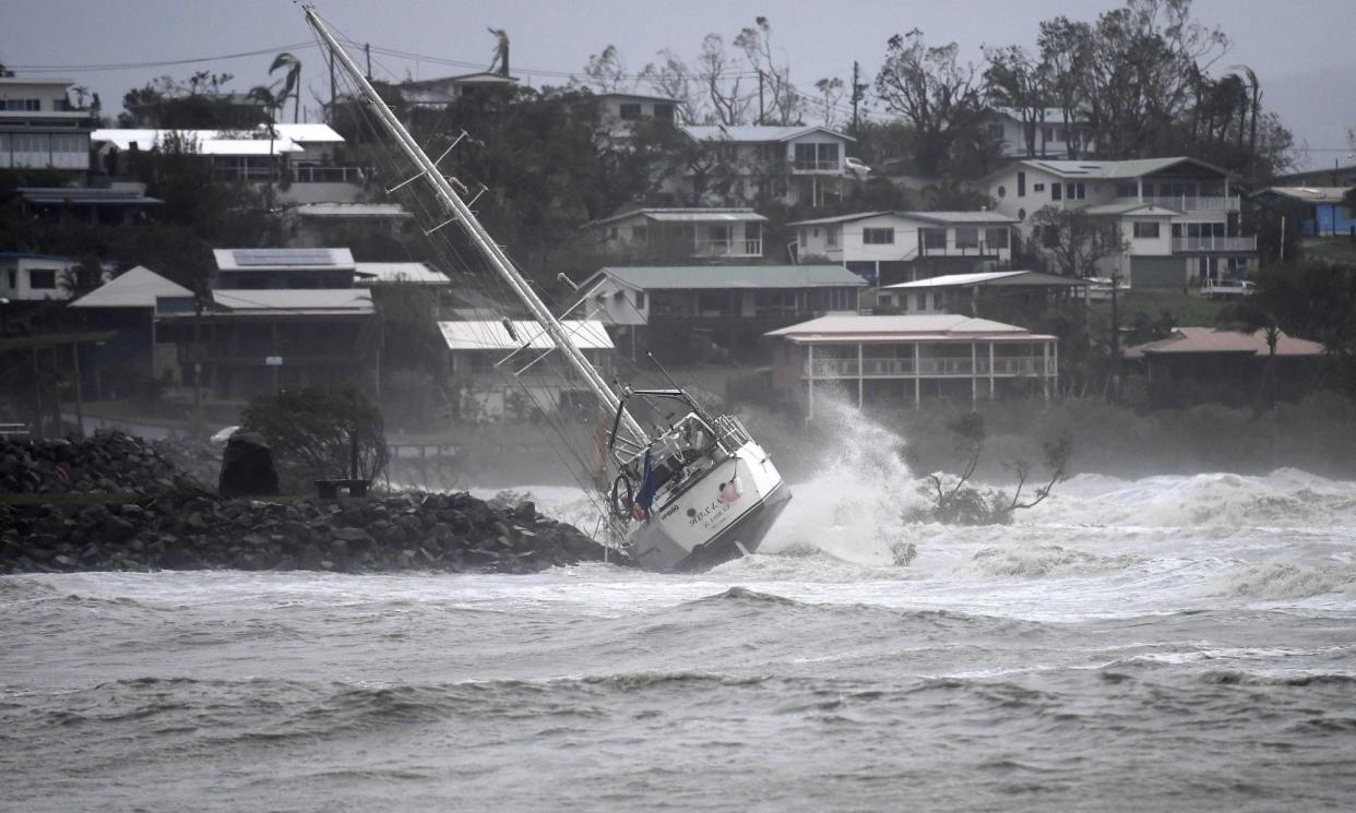 <span>A cyclone causes damage off the east coast of Australia. Modelling of natural hazard risks was contained in NSW’s first-ever disaster mitigation plan being released on Friday.<br></span><span>Photograph: Dan Peled/AAP</span>