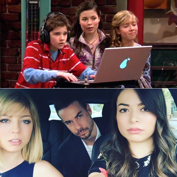THE CAST OF 
 ICARLY