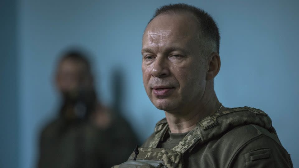 Oleksandr Syrskyi, commander of the Ukrainian Land Forces, is pictured on July 2, 2023 in Donetsk Oblast, Ukraine.  - Yuriy Mate/Global Images Ukraine/Getty Images