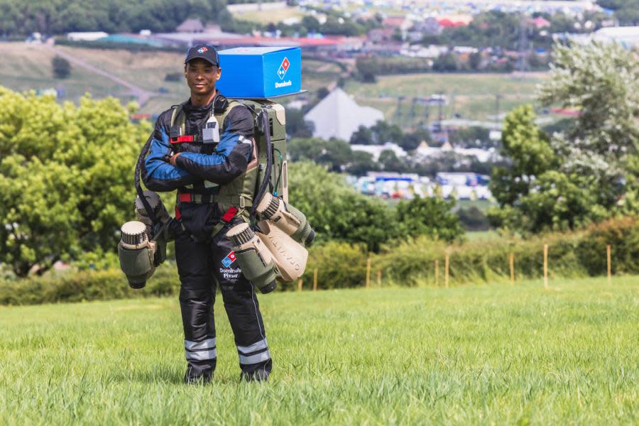 Dominos Pizza realiza primera entrega en jetpack