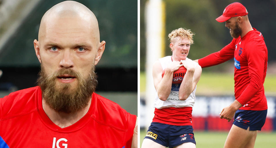 Max Gawn has taken troubled teammate Clayton Oliver into his home. Image: Getty
