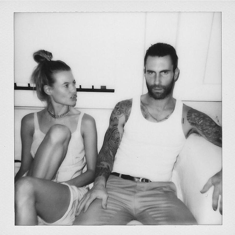 <p>The model wished hubby Adam Levine a happy <a rel="nofollow noopener" href="https://www.instagram.com/p/BWvCwITl0Mo/" target="_blank" data-ylk="slk:third wedding anniversary;elm:context_link;itc:0;sec:content-canvas" class="link ">third wedding anniversary</a> in a cute way: “My ride or die, 3 years strong.” (Photo: Behati Prinsloo via Instagram) </p>