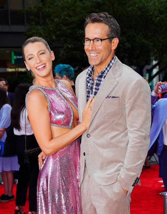 Blake Lively and Ryan Reynolds at 'Free Guy' Premiere