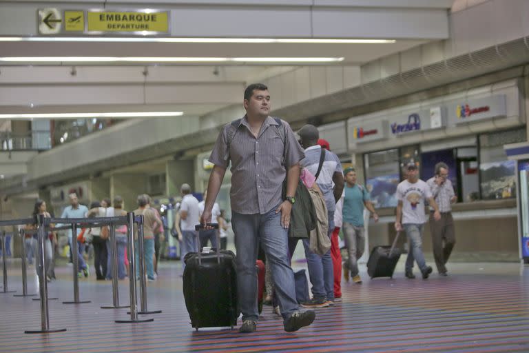 Aeropuerto Internacional Simón Bolívar  en Maiquetía; Venezuela