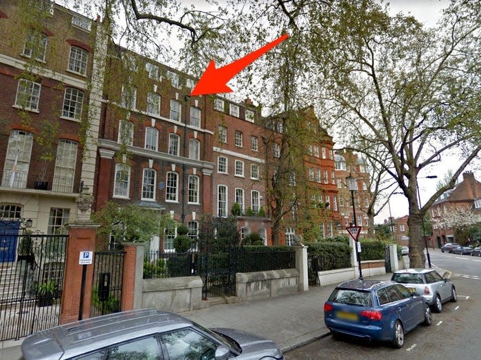 Bloomberg's home in London