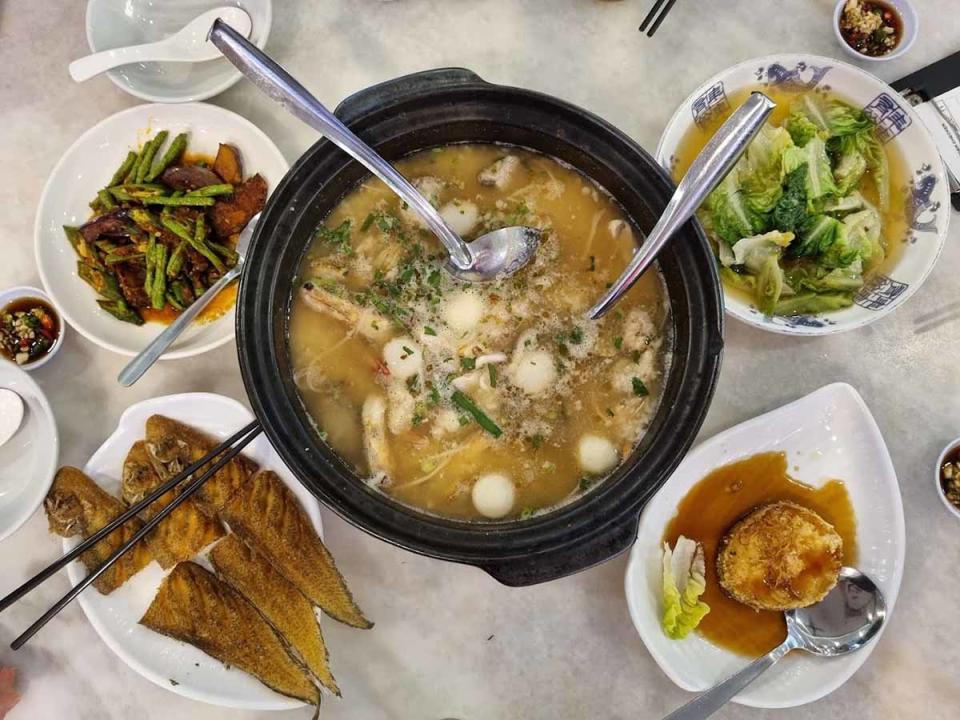 Matang Seafood - Various dishes