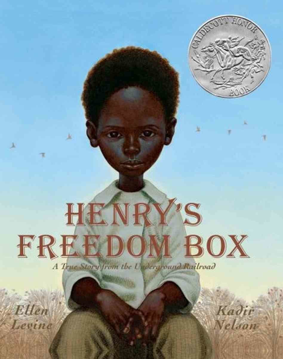 A retelling of the true story of Henry "Box" Brown, written by Ellen Levine and illustrated by Kadir Nelson, this gorgeous picture book shows Brown's heartbreaking separation from his wife and children, who are sold to new owners, and his determination to escape by any means. His ultimate, successful plan: mailing himself to freedom in a box.