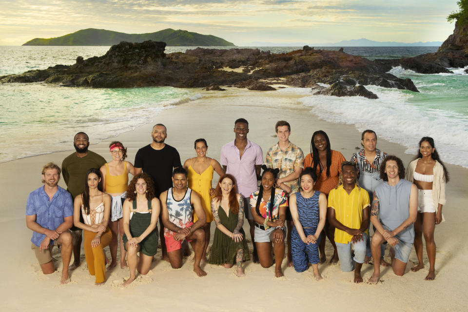 MANA ISLAND - JUNE 2: CAST (L-R) Top row: Tim Spicer, Liz Wilcox, Randen Montalvo, Maria Gonzalez, Q Burdette, Charlie Davis, Soda Thompson, Ben Katzman, and Jem Hussain-Adams. Bottom row: Hunter McKnight, Venus Vafa, Moriah Gaynor, Bhanu Gopal, Kenzie Veurink, Tiffany Ervin, Jessica 