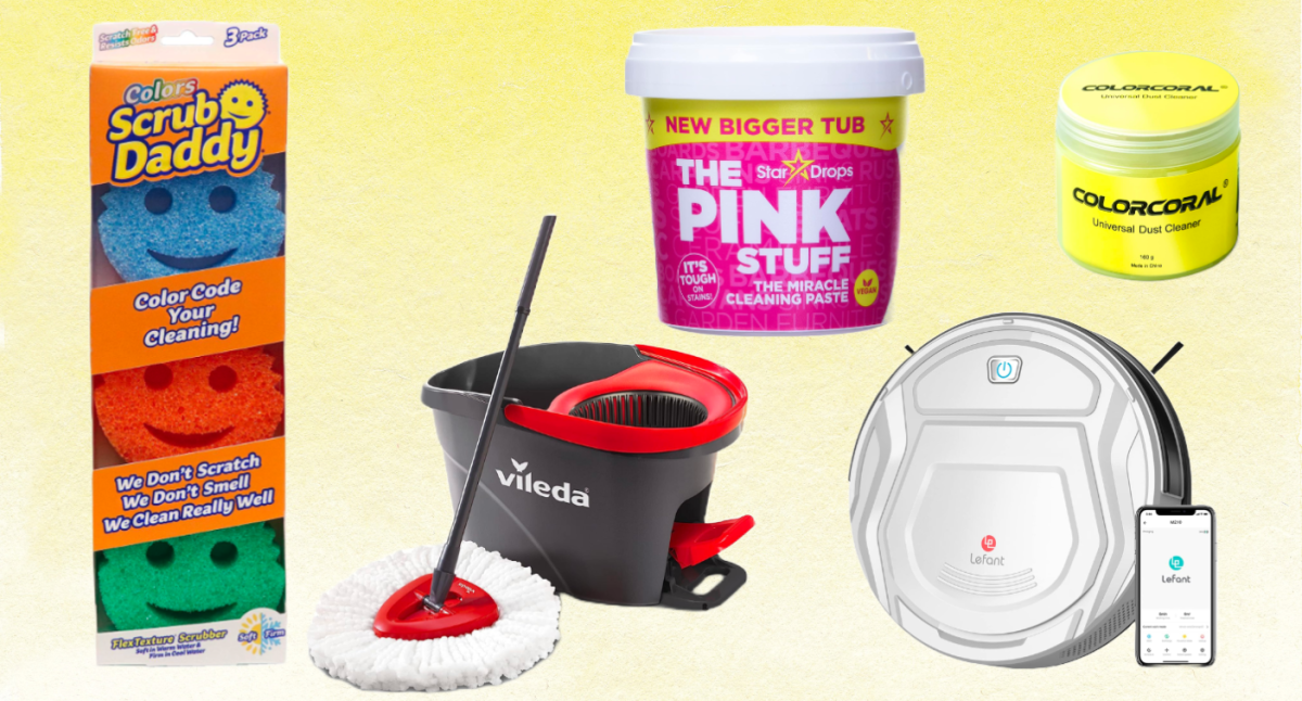 spring cleaning gadgets: Shop The Pink Stuff, Scrub Daddy & more