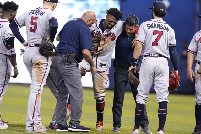 Man Tackled by Security After Running onto Braves Field